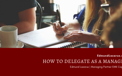 How to Delegate as a Manager